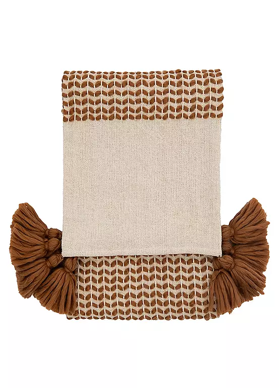 DOLBY WOVEN THROW RUST