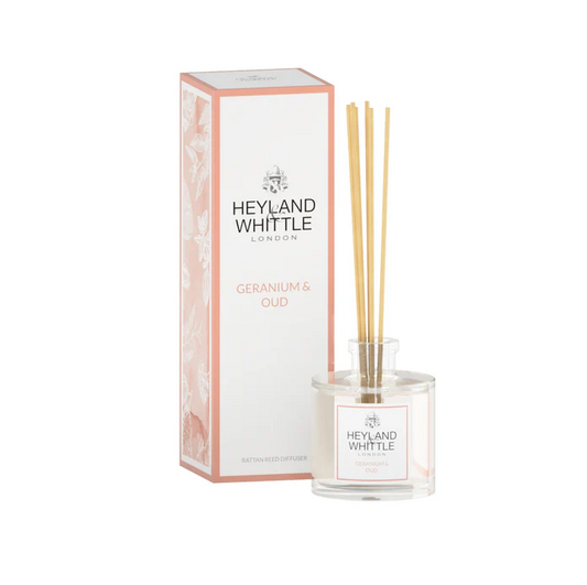 HEYLAND  & WHITTLE 200ML DIFFUSER GERANIUM & OUD