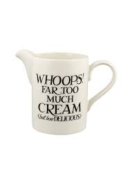 BLACK TOAST CREAM MEDIUM STRAIGHT JUG