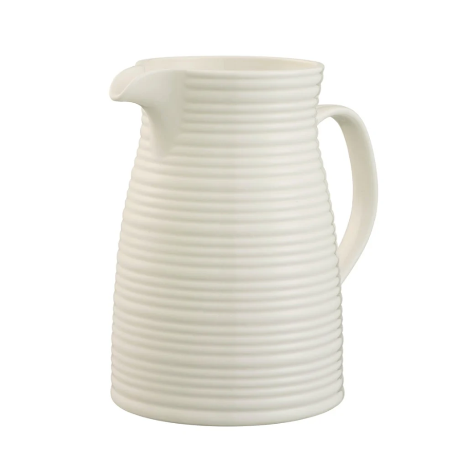 BELLEEK RIPPLE PITCHER