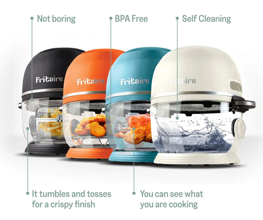 FRITAIRE GLASS AIR FRYER - ORANGE