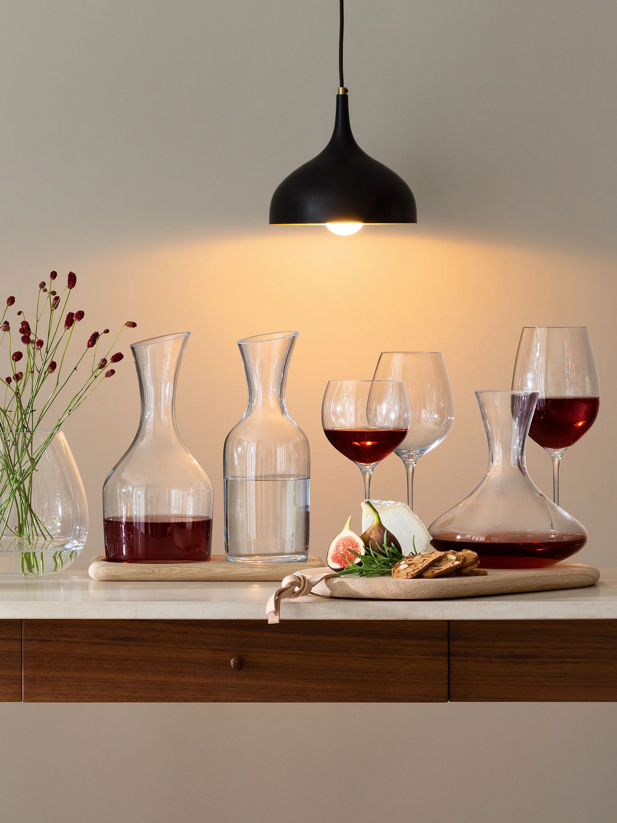 LSA WATER AND WINE CARAFE SET