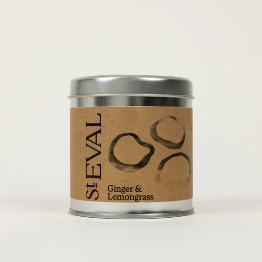 GINGER & LEMONGRASS SCENTED TIN CANDLE