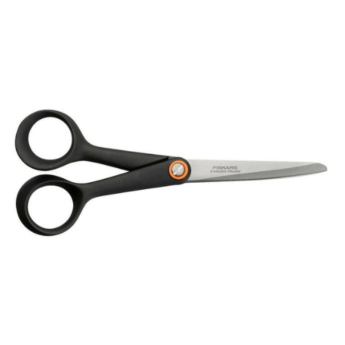 FISKARS FUNCTIONAL FORM UNIVERSAL SCISSORS 17CM BLACK