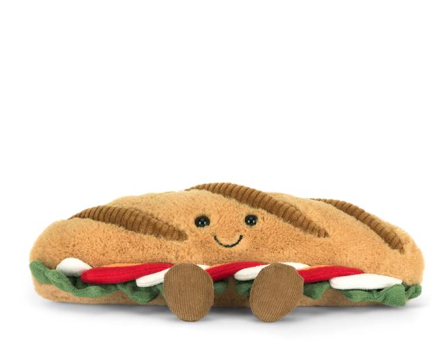 JELLYCAT AMUSEABLE CAPRESE BAGUETTE 10CM