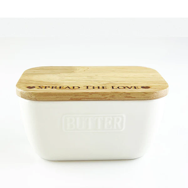 SPREAD THE LOVE BUTTER DISH