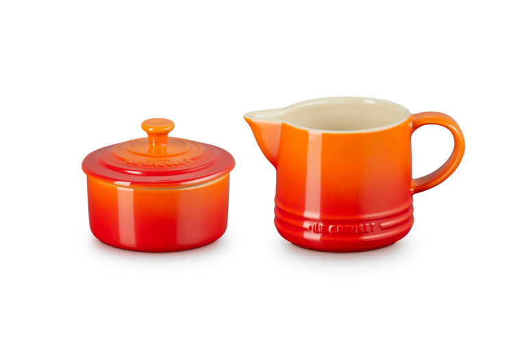LE CREUSET STONEWARE MILK & SUGAR SET
