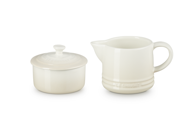 LE CREUSET STONEWARE MILK & SUGAR SET