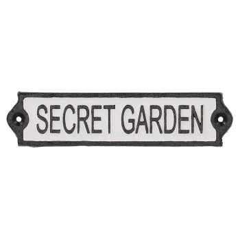 SECRET GARDEN SIGN