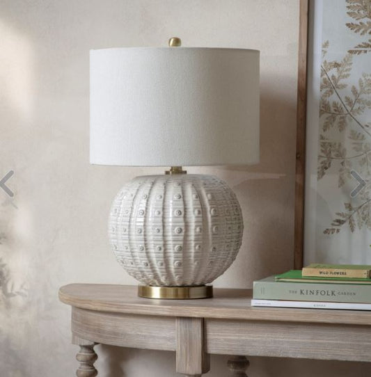 CLIFTON 24" CERAMIC LAMP WITH SHADE