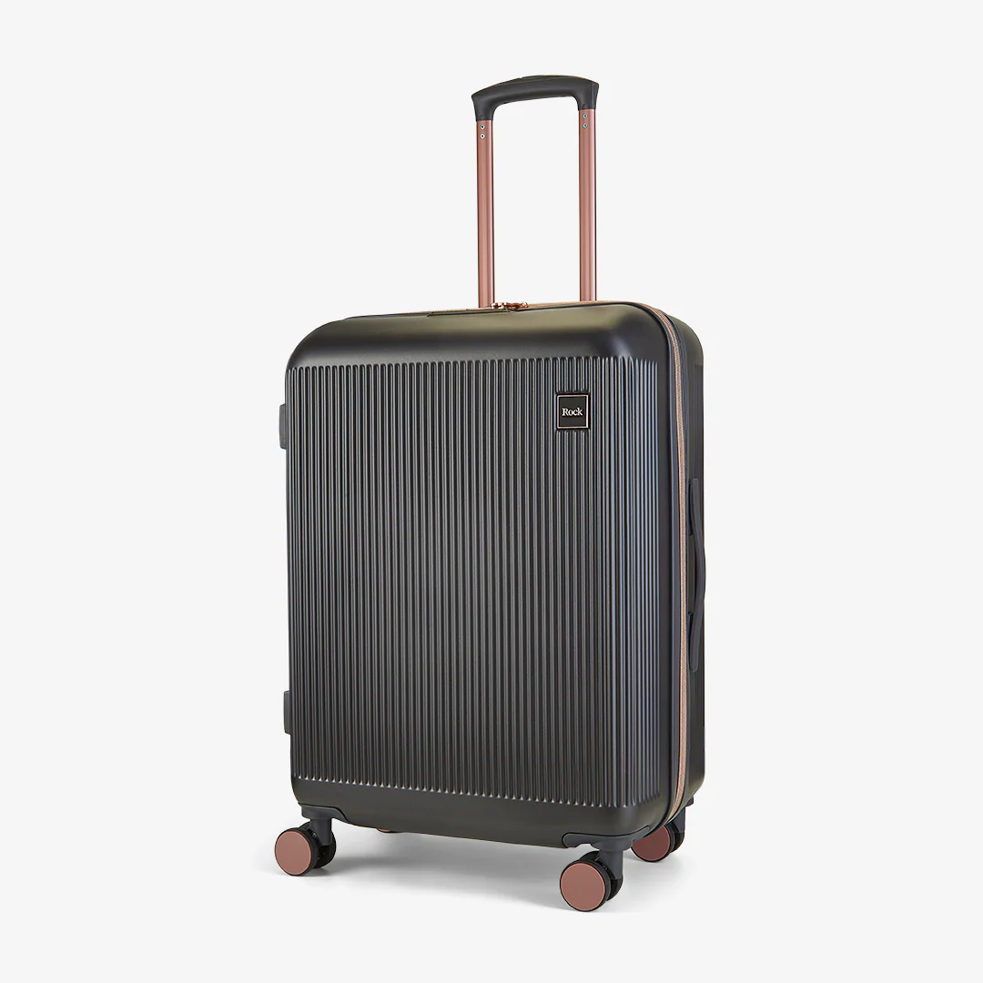 ARIA CHARCOAL / ROSEGOLD M/S SUITCASE