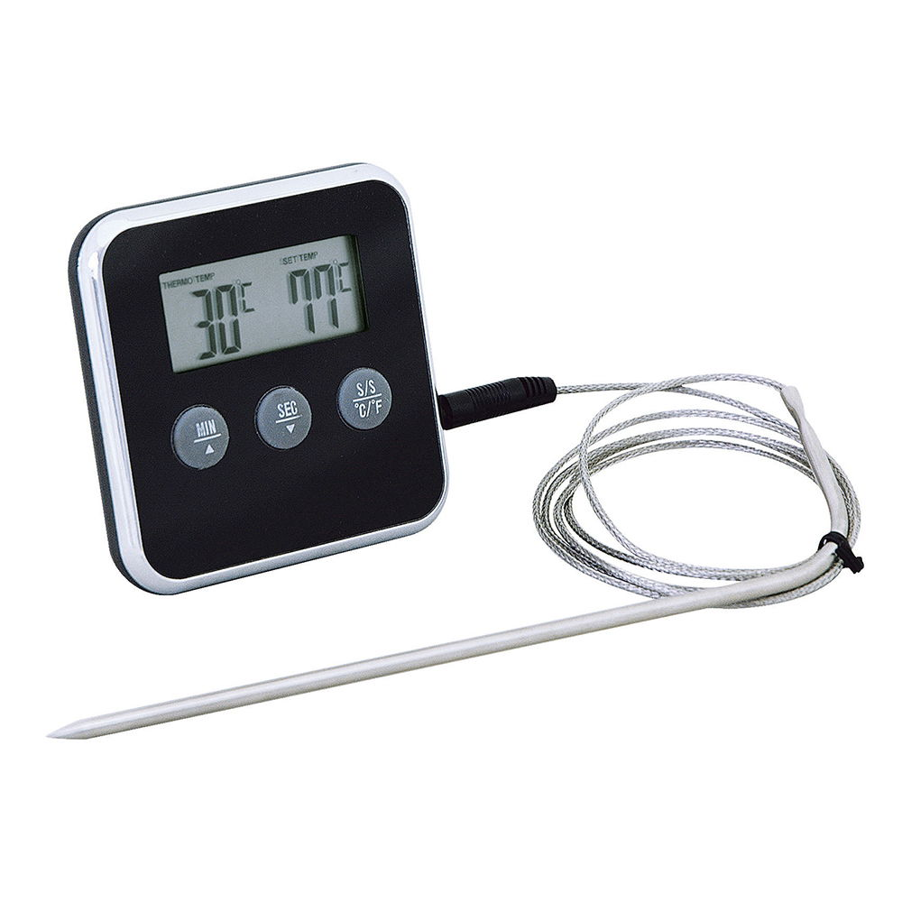 EDDINGTONS DIGITAL TIMER WITH MEAT THERMOMETER