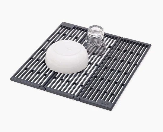 JOSEPH JOSEPH PLATFORM FOLDING OVER-SINK DRAINER GREY