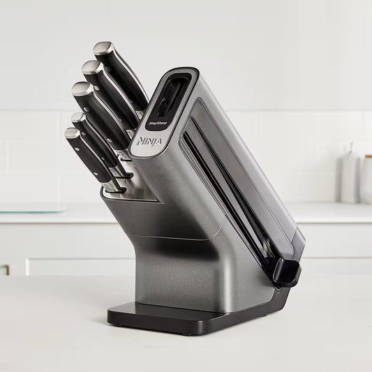 NINJA FOODI STAYSHARP KNIFE BLOCK WITH INTEGRATED SHARPNER K32005UK
