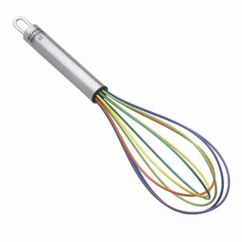 KUHN RIKON STAINLESS STEEL RAINBOW WHISK 10"