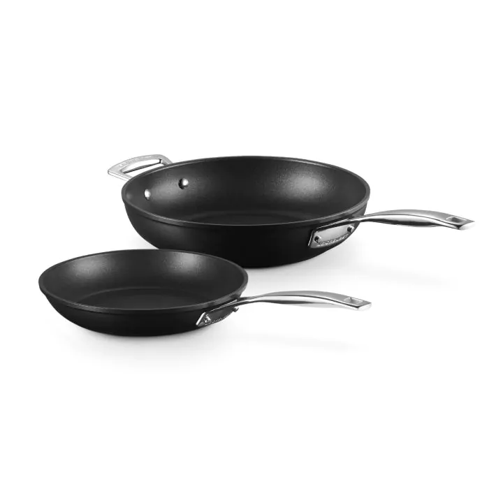 LE CREUSET TNS 24/28CM FRYPAN SET