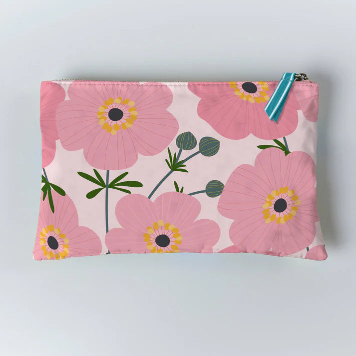 PINK COSMOS POUCH BAG