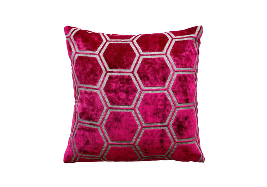 MALINI IVOR FUSCHIA CUSHION