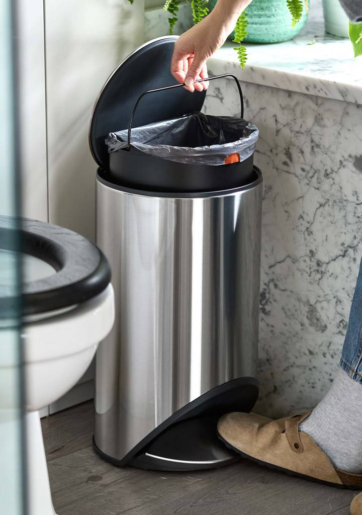 JOSEPH JOSEPH ARC 10L BIN STAINLESS STEEL