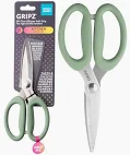 GRIPZ 24CM HOUSEHOLD SCISSORS SAGE