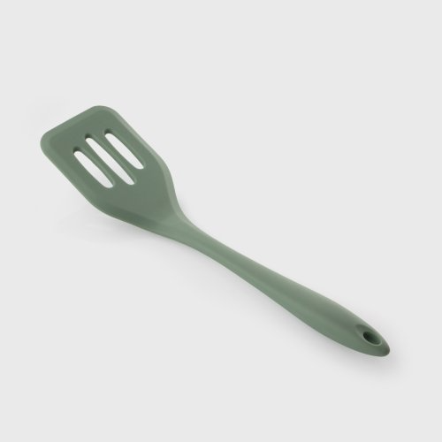 SILICONE SLOTTED TURNER 28CM/11"-SAGE