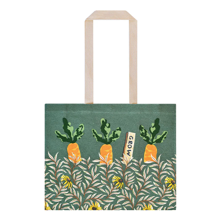 TIME TO GROW CANVAS SHOULDER BAG