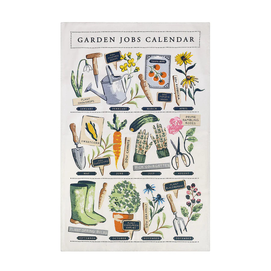 TIME TO GROW JOBS TEA TOWEL