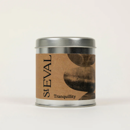 TRANQUILLITY SCENTED TIN CANDLE