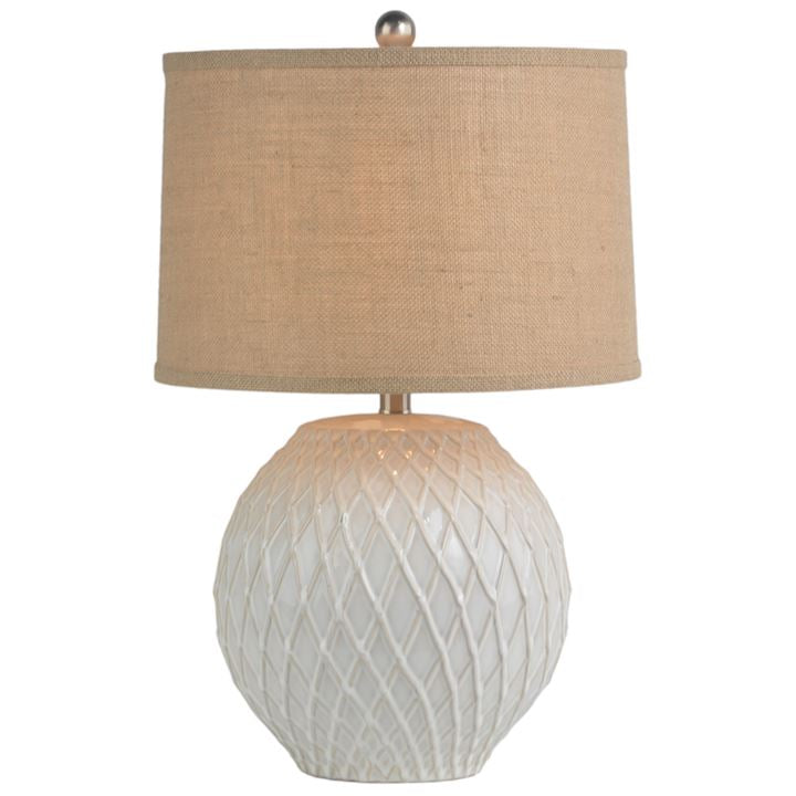 CERAMIC TABLE LAMP WITH SHADE