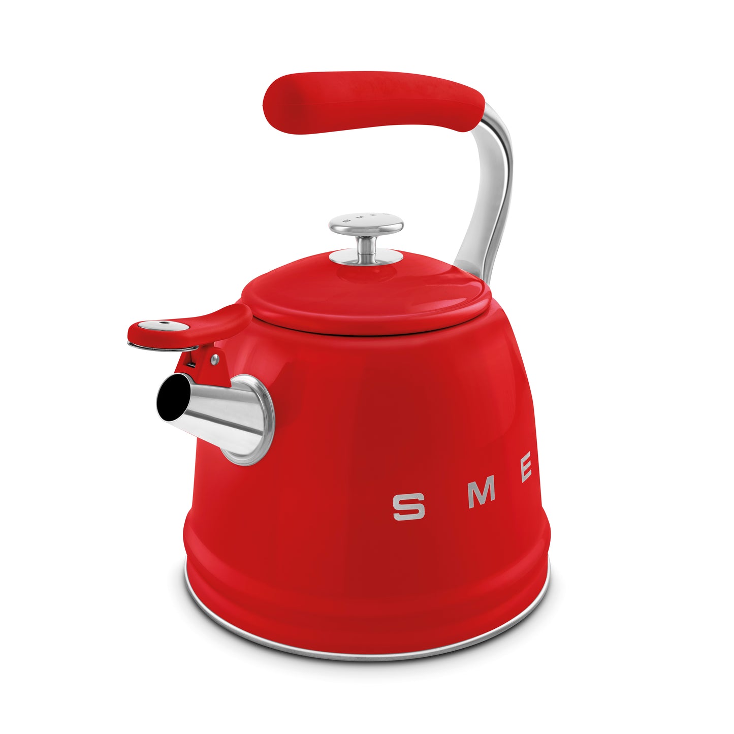SMEG WHISTLING KETTLE RED