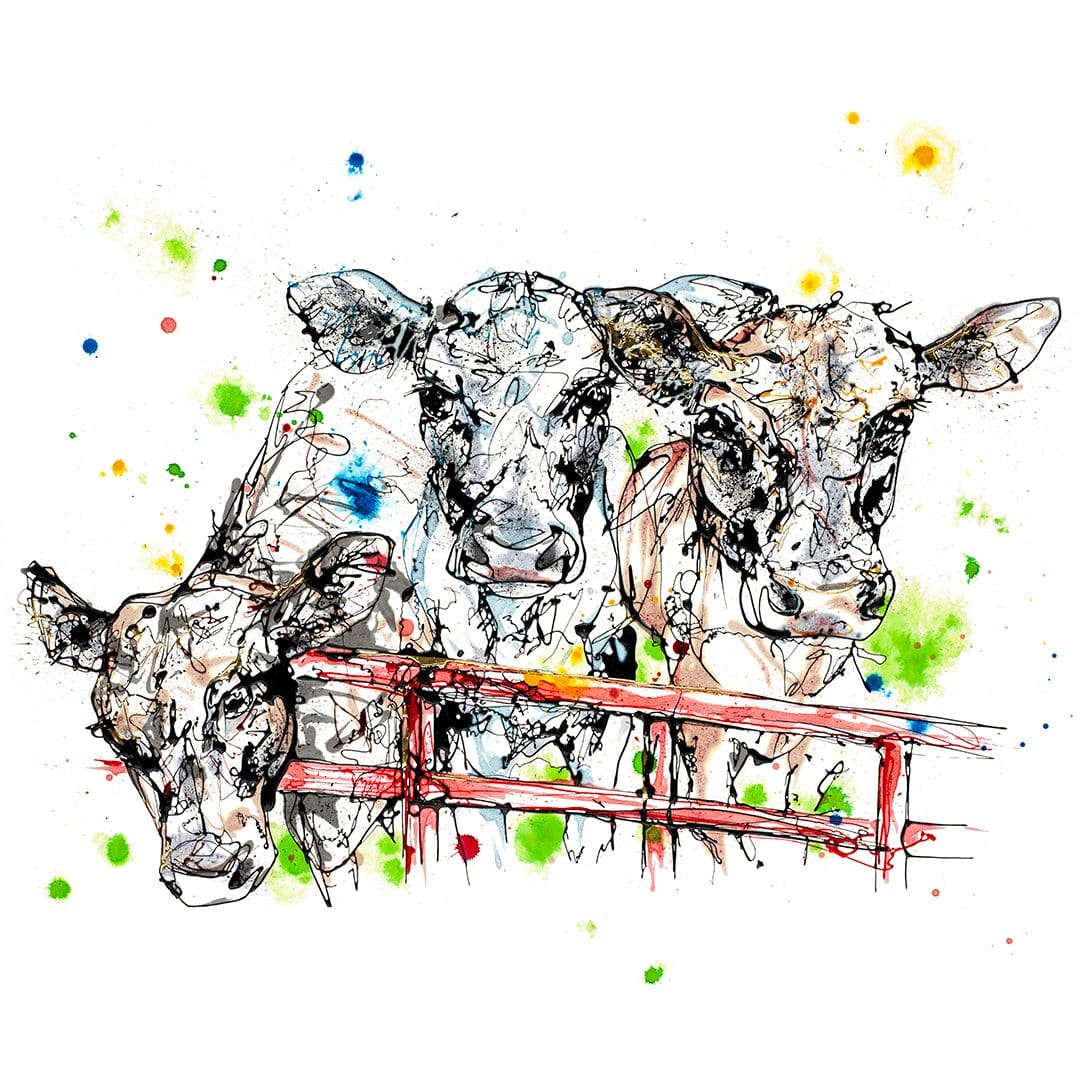 Well, Hello - Cow Print