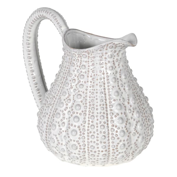 LARGE WHITE URCHIN JUG