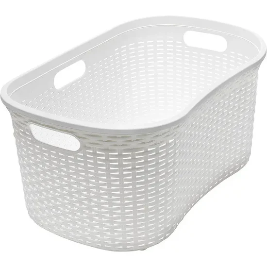 RATTAN LAUNDRY BASKET