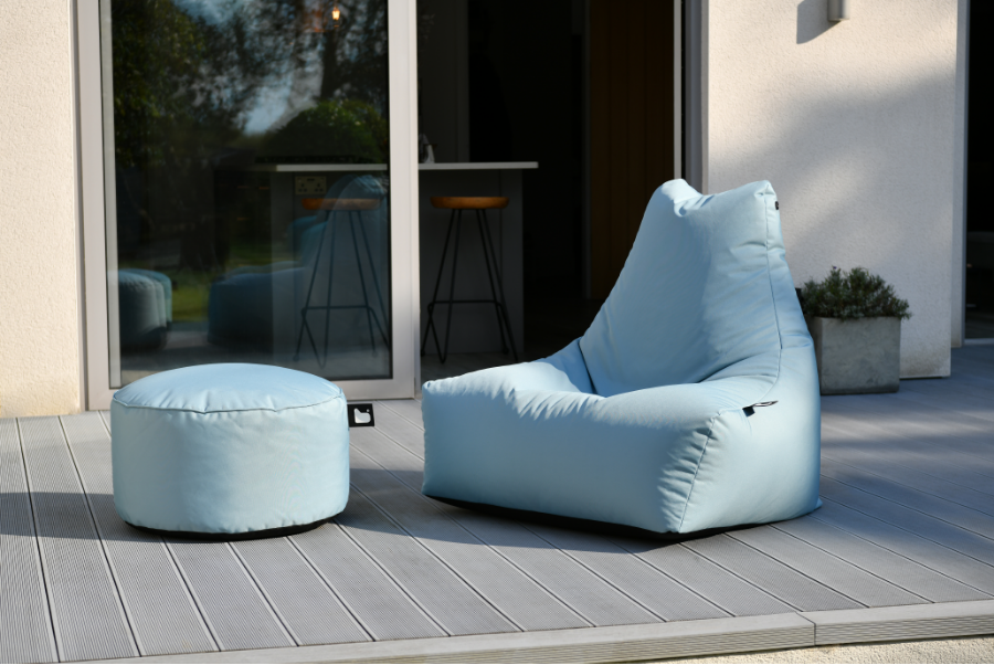 EXTREME LOUNGING B-POUFFE SEA BLUE