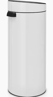 BRABANTIA TOUCH BIN NEW, 30L WHITE