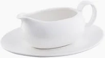 ERNE SAUCE BOAT & TRAY