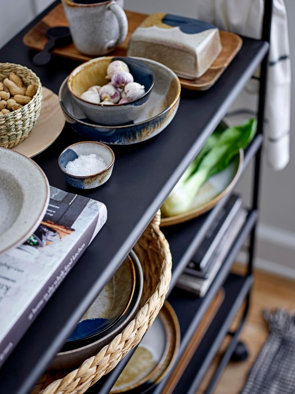 JULES BOWL GREY STONEWARE