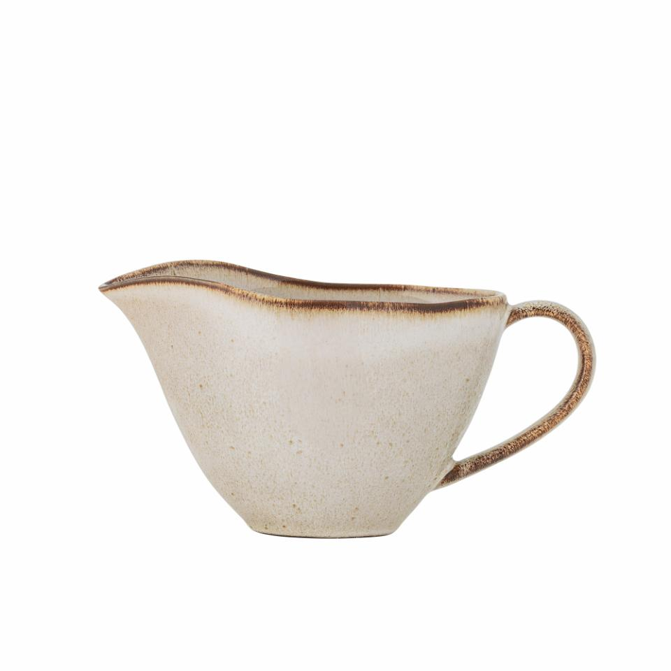SANDRINE GRAVY BOAT NATURE, STONEWARE