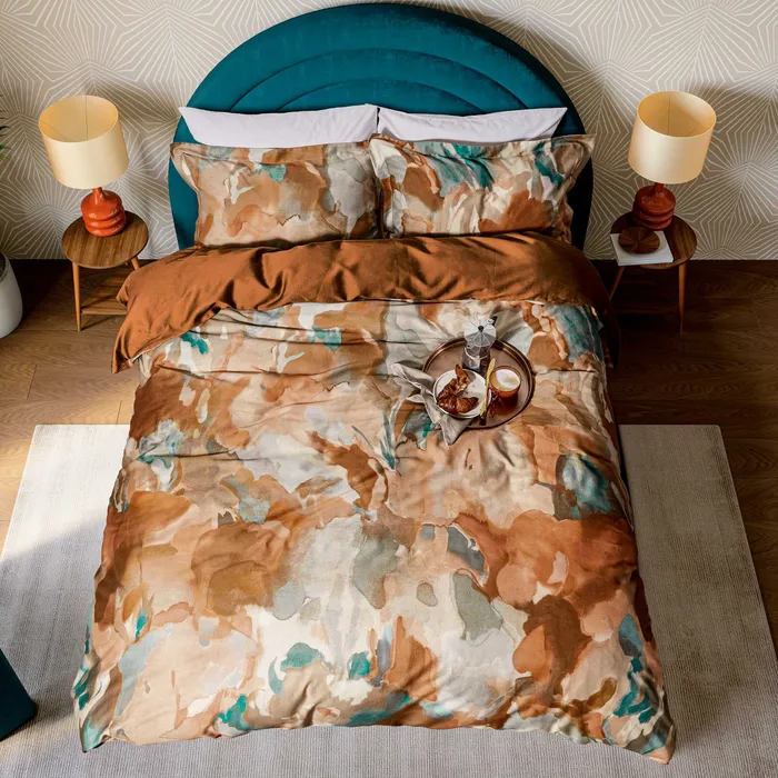 HARLEQUIN FORESTA TERRACOTTA BEDDING SET