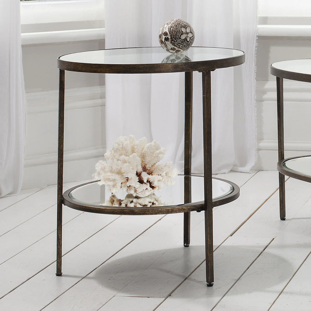HUDSON BRONZE SIDE TABLE