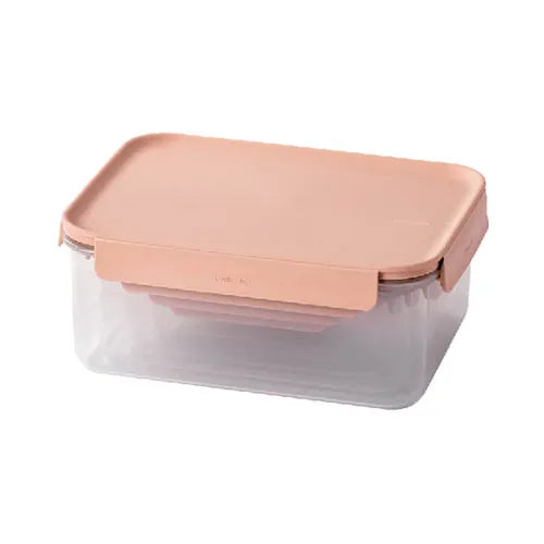LOCK N LOCK CLASSIC PLUS RECTANGULAR NESTING SET 4PCE PINK