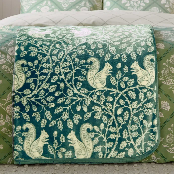 HELENA SPRINGFIELD HARVEST MOON SQUIRREL FLEECE-GREEN