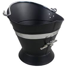 CASTLE LIVING SILVERBAND COAL BUCKET
