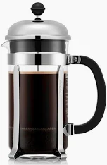BODUM CHAMBORD FRENCH PRESS COFFEE MAKER, 8 CUP, 1.0 L, 34 OZ