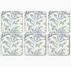 WILLOW BOUGH BLUE SET OF 4 COASTERS