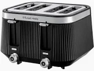 RUSSELL HOBBS BRONTE BLACK TOASTER