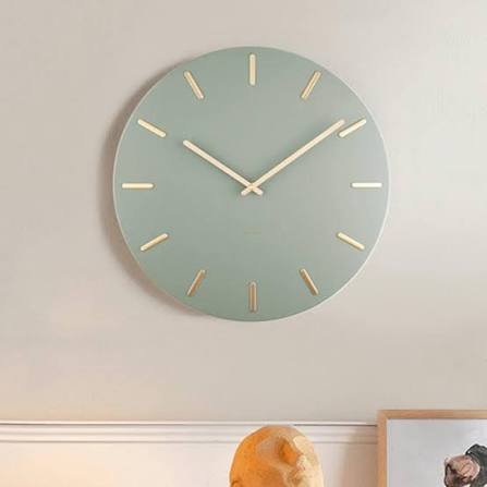 WALL CLOCK CHARM JUNGLE GREEN WITH D 45CM 3.5CM
