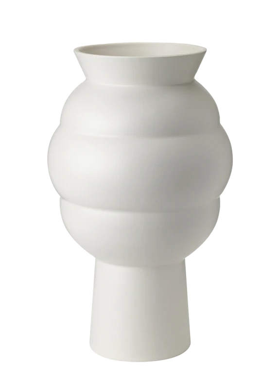 TORTUS ARCHIE VASE NO4 H 37CM WHITE