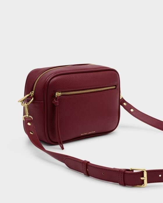 HALLIE CROSSBODY BAG-CHERRY