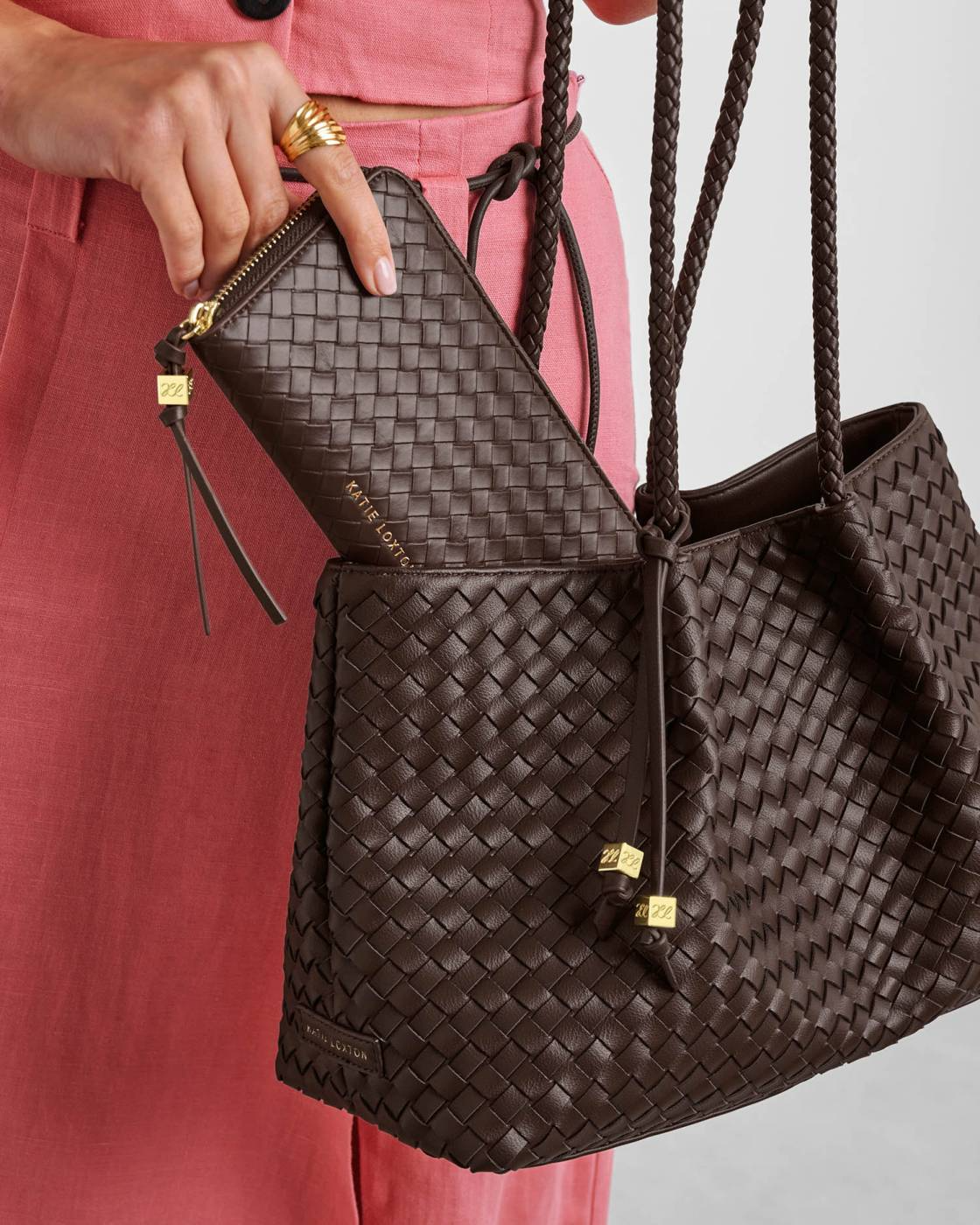 NOVA LARGE PURSE CHOCOLATE